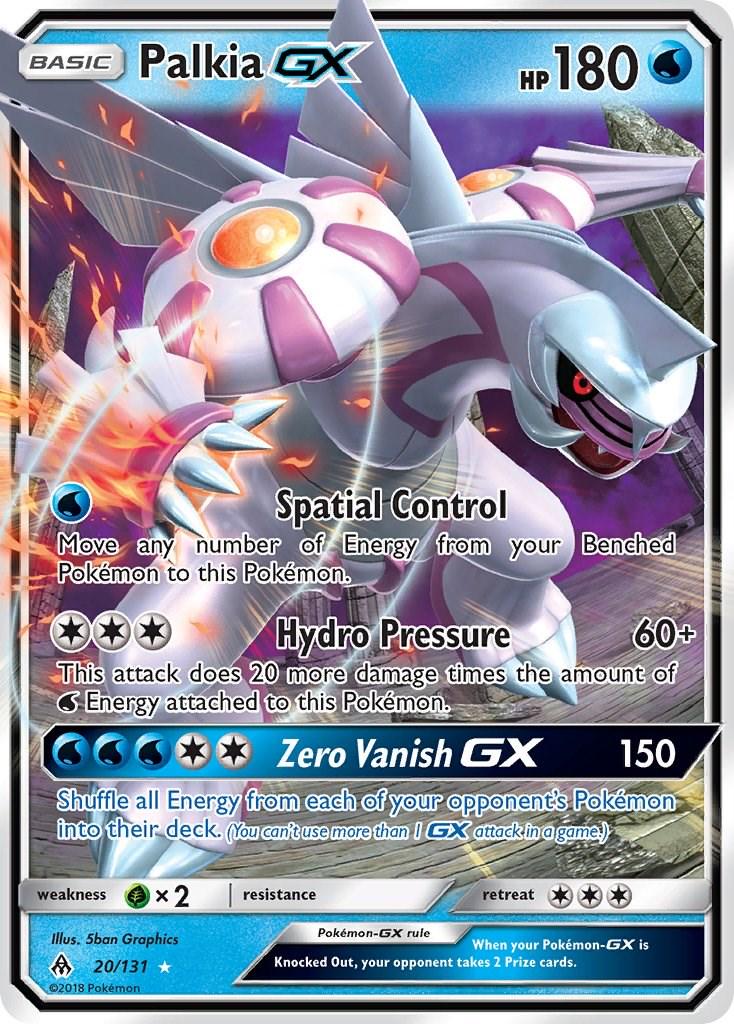 Palkia-GX #20 Pokemon Forbidden Light