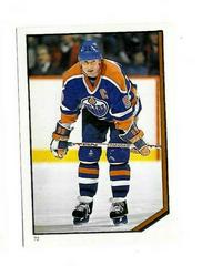 Wayne Gretzky #72 Hockey Cards 1986 O-Pee-Chee Sticker Prices