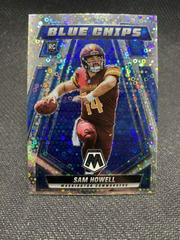 Sam Howell [No Huddle Silver] #BC-5 Football Cards 2022 Panini Mosaic Blue Chips Prices