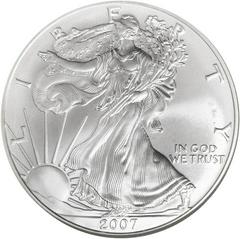 2007 Coins American Silver Eagle Prices