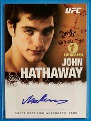 John Hathaway Ufc Cards 2010 Topps UFC Autographs Prices