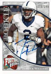 Derrick Williams [Autograph Silver] Football Cards 2009 Upper Deck Heroes Prices