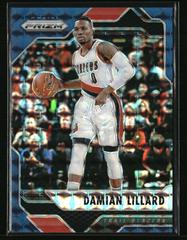 Damian Lillard [Blue] #14 Basketball Cards 2016 Panini Prizm Mosaic Prices