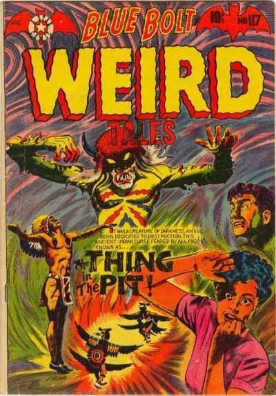 Blue Bolt Weird Tales of Terror #117 (1953) Comic Books Blue Bolt Weird Tales of Terror