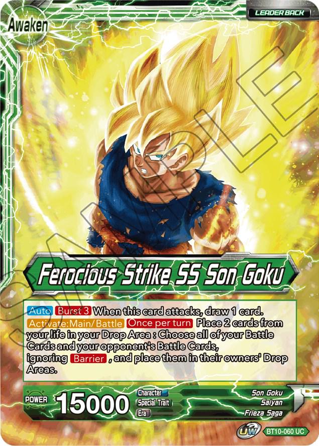 Son Goku // Ferocious Strike SS Son Goku BT10-060 Dragon Ball Super Rise of the Unison Warrior