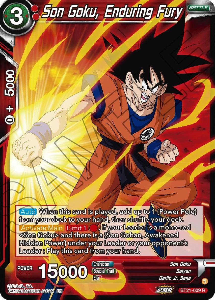 Son Goku, Enduring Fury BT21-009 Dragon Ball Super Wild Resurgence