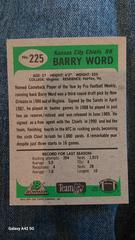Back  | Barry Word Football Cards 1991 Bowman
