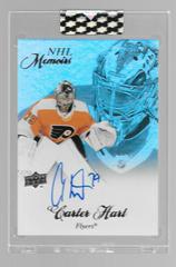 Carter Hart Hockey Cards 2020 Upper Deck Clear Cut Autographs Prices