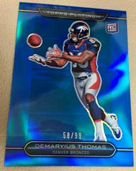 Demaryius Thomas [Blue Refractor] Football Cards 2010 Topps Platinum Prices