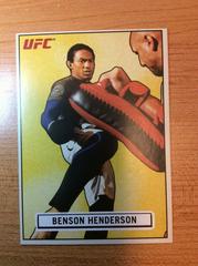 Benson Henderson #OS-BH Ufc Cards 2013 Topps UFC Bloodlines Octagon Side Prices