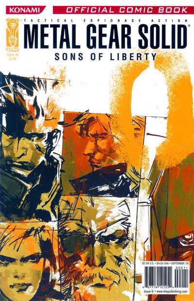 Metal Gear Solid: Sons of Liberty #0 (2005) Comic Books Metal Gear Solid: Sons of Liberty