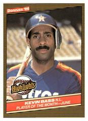 Kevin Bass #21 Baseball Cards 1986 Donruss Highlights Prices