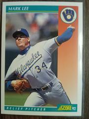 Mark Lee #277 Baseball Cards 1992 Score Prices