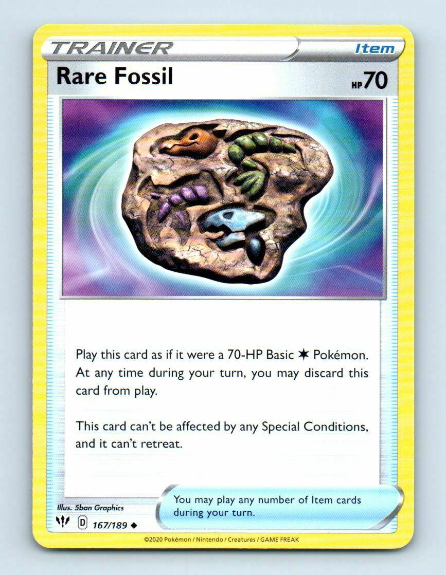 Rare Fossil #167 Prices 