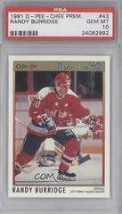 Randy Burridge Hockey Cards 1991 O-Pee-Chee Premier Prices
