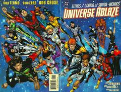 Wraparound Cover | Titans / Legion of Super-Heroes: Universe Ablaze Comic Books Titans / Legion of Super-Heroes: Universe Ablaze