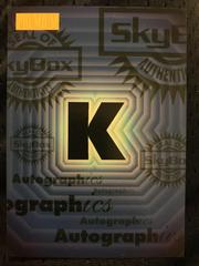Autographics Redemption [K] Basketball Cards 1997 Skybox Premium Autographics Prices