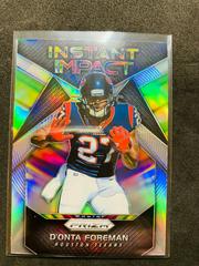 D'Onta Foreman #19 Football Cards 2017 Panini Prizm Instant Impact Prices