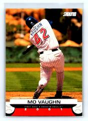 Mo Vaughn #42 Baseball Cards 2001 Stadium Club Prices