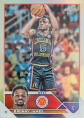Bronny James [Refractor] #20 Basketball Cards 2023 Topps Chrome McDonald's All American Prices