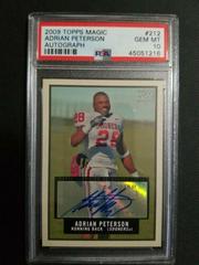 Adrian Peterson [Autograph] #212 Football Cards 2009 Topps Magic Prices