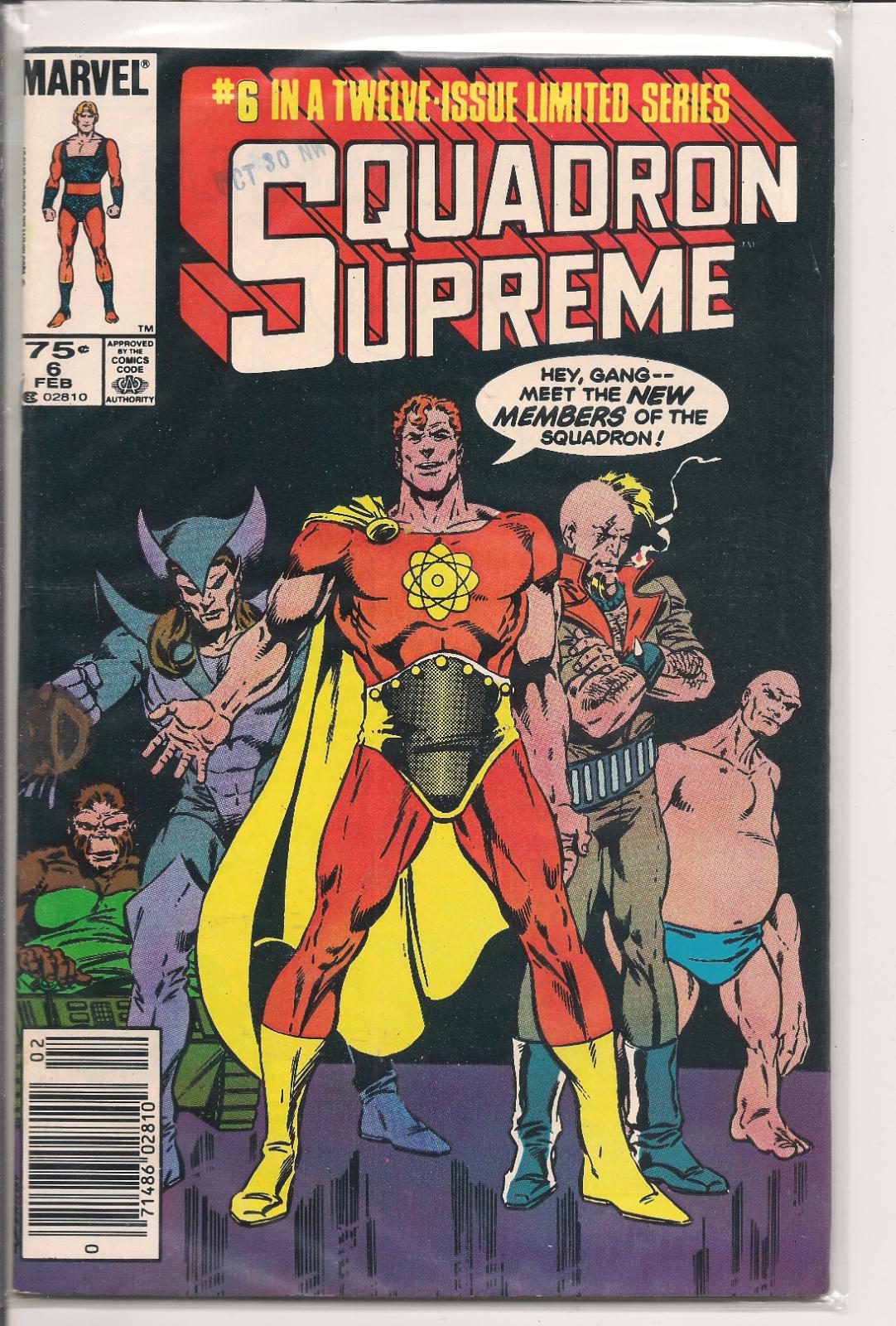 Squadron Supreme [Newsstand] #6 (1986) Comic Books Squadron Supreme