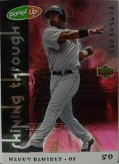 Manny Ramirez #ST-9 Baseball Cards 2004 Upper Deck Power Up Shining Through Prices