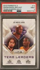 Kobe Bryant / Pau Gasol / Lamar Odom [Gold] #13 Basketball Cards 2010 Panini Rookies & Stars Team Leaders Prices