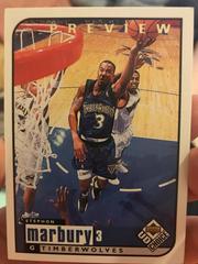 Stephon Marbury Basketball Cards 1998 UD Choice Preview Prices