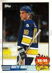 Brett Hull [Tiffany] #2 Hockey Cards 1990 Topps Team Scoring Leaders Prices