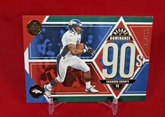 Shannon Sharpe [Green] #DD-5 Football Cards 2022 Panini Legacy Decade of Dominance Prices