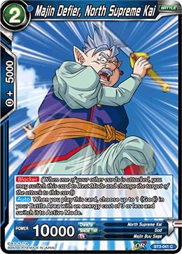 Majin Defier, North Supreme Kai BT3-041 Dragon Ball Super Cross Worlds