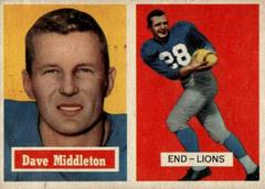 Dave Middleton #8 Football Cards 1957 Topps Prices