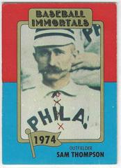 Sam Thompson Baseball Cards 1980 Baseball Immortals Prices