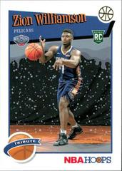 Zion Williamson [Winter] #296 Basketball Cards 2019 Panini Hoops Prices