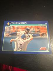 Alfredo Griffin #442 Baseball Cards 1991 Score Prices