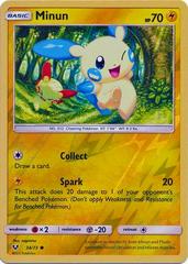 Minun [Reverse Holo] #34 Pokemon Shining Legends Prices