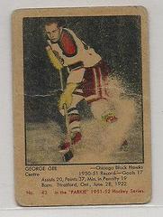 George Gee Hockey Cards 1951 Parkhurst Prices