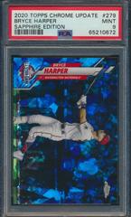 Bryce Harper Baseball Cards 2020 Topps Chrome Update Sapphire Prices