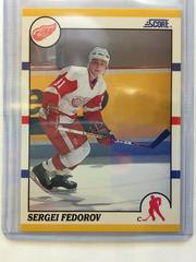 Sergei Fedorov Hockey Cards 1990 Score Rookie Traded Prices