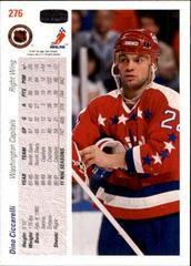 Back | Dino Ciccarelli Hockey Cards 1991 Upper Deck