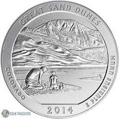 2014 P [GREAT SAND DUNES PROOF] Coins America the Beautiful 5 Oz Prices