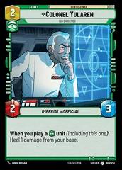 Colonel Yularen [Foil] #109 Star Wars Unlimited: Spark of Rebellion Prices