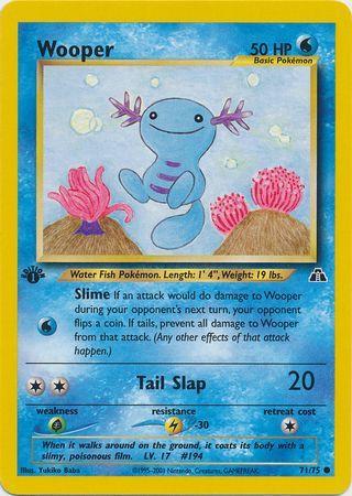 Wooper [1st Edition] #71 Prices | Pokemon Neo Discovery | Pokemon Cards
