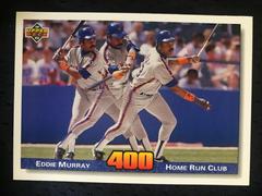 Eddie Murray #728 Baseball Cards 1992 Upper Deck Prices