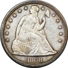1868 [PROOF] Coins Seated Liberty Dollar Prices