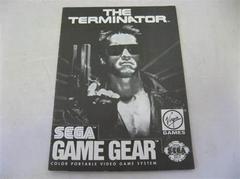 Terminator - Manual | Terminator Sega Game Gear