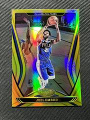 Joel Embiid [Mirror Gold] #91 Basketball Cards 2020 Panini Certified Prices