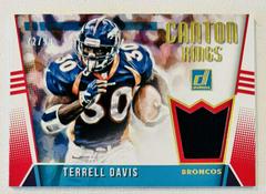 Terrell Davis [Studio Series] Football Cards 2018 Donruss Canton Kings Prices