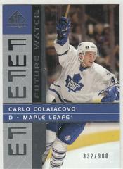 Carlo Colaiacovo #163 Hockey Cards 2002 SP Authentic Prices